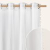 Záclona Záclona na kruzích s kuličkovým lemem v bílé barvě Šírka 140 cm | Dĺžka 280 cm biela Stříbrná