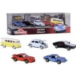 Majorette Retro autíčka kovová vintage dárkový set 5 ks volný chod – Zboží Dáma
