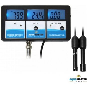 AQUA MASTER P700 COMBO PRO 3v1 digital tester pH, EC, CF, PPM, teplota