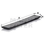MANN-FILTER Filtr, vzduch v interiéru CUK8430 – Hledejceny.cz