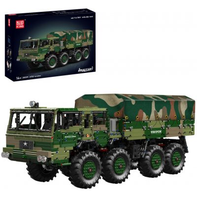 Mould King 20039 Nákladní terénní vozidlo Kolos 8x8 R/C zelená kamufláž – Zboží Dáma