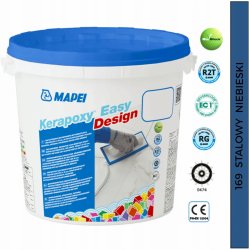 Mapei Kerapoxy Easy Design 3 kg ocelově modrá