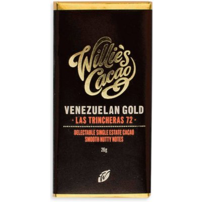 Willie's Baby Čokoláda hořká Las Trincheras Gold 72% 26 g – Hledejceny.cz