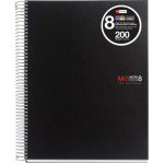 Miquelrius poznámkový blok Basic NB-8, 70 g linka, černý A4 200 listů – Sleviste.cz