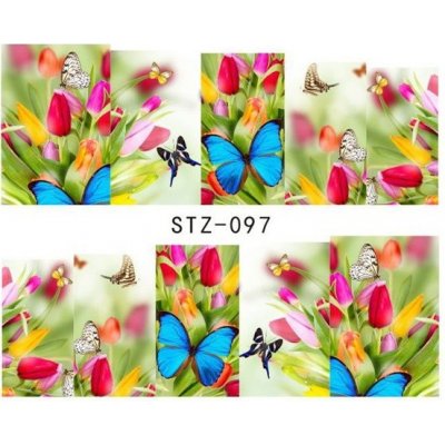 Vodolepka na nehty Motýli ráj STZ-097 – Zboží Dáma