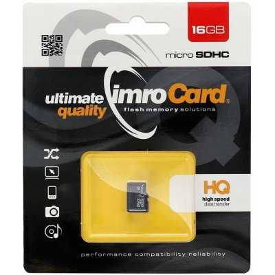 IMRO microSDHC CLASS 10 16 GB 36502 – Zboží Živě