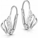 Cutie Diamonds Luxusní náušnice z bílého zlata s brilianty DZ8024-L-55-00-X-2 – Hledejceny.cz