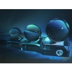 Sada skleněných trofejí křišťálové koule na skleněných podstavcích – Hledejceny.cz