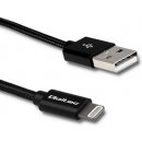 Qoltec 50423 Lightning / USB, strengthened, 1,5m, černý