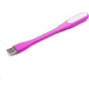 GEMBIRD USB lampička flexibilní růžová