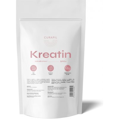 Curapil Kreatin Monohydrát 500 g – Zboží Mobilmania