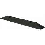 Černý plastový parkovací doraz CarStop - délka 78 cm, šířka 10 cm, výška 6 cm – Sleviste.cz
