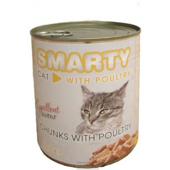 Smarty chunks Cat drůbeží 810 g