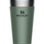 Stanley Adventure Vacuum Mug Pint nerezová ocel 18 8 zelený kladívkový povrch dvoustěnný vakuově izolovaný hrnek na pití 470 ml – Hledejceny.cz