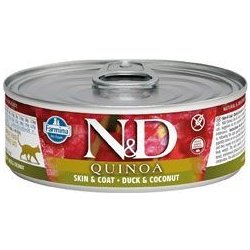 N&D Cat QUINOA Adult Duck & Coconut 2 x 80 g