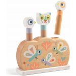 Djeco motorická hra vyskakovací zvířátka Simply White – Hledejceny.cz