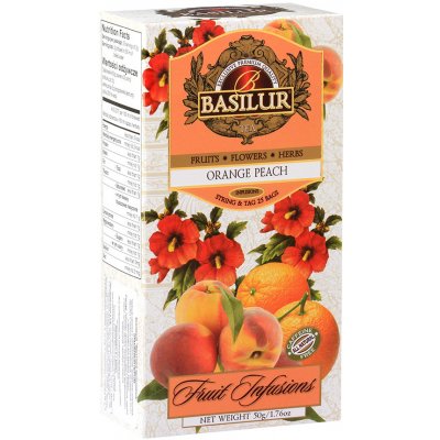 Basilur Fruit Orange Peach 25 x 2 g