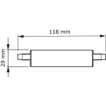 Philips CorePro R7S 118mm 14-100W 830 D LED žárovka – Zboží Živě