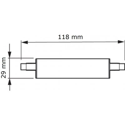 Philips CorePro R7S 118mm 14-100W 830 D LED žárovka – Zboží Živě