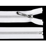 Spirálový zip No 7 délka 50 cm se stříbrnými zoubky Varianta: 101 bílá, Balení: 1 ks – Hledejceny.cz