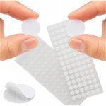 Samolepící suchý zip – kolečka 18 mm, 500 kusů, bílý – Hledejceny.cz