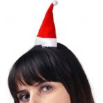Mini čepice Santa Claus na sponce Vánoce 2 ks – Zboží Dáma