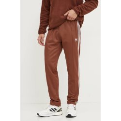 adidas tepláky Originals Beckenbauer Track Pants hnědá s aplikací IY9877