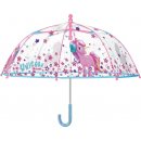 Euroswan Jednorožec deštník dětský průhledný