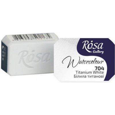 Rosa Gallery Akvarelová barva 2,5 ml Titanově bílá – Hledejceny.cz