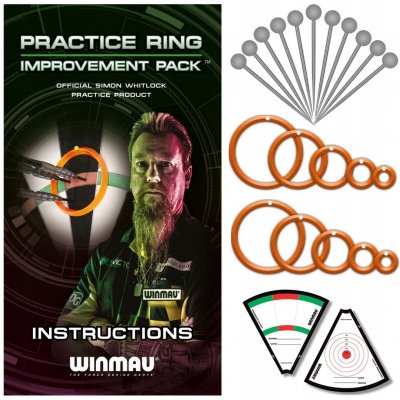 Winmau Simon Whitlock's Practice Ring tréninkové kroužky na sisalový terč – Zboží Dáma