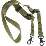 Tactical Gear Dvoubodový popruh na zbraň zelený, CONQUER – Sleviste.cz