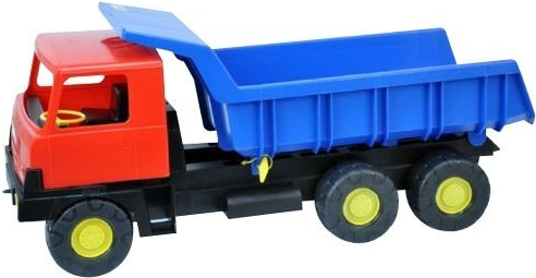 Teddies Auto Tatra 815 korba červená kabina modrá plast 75 cm