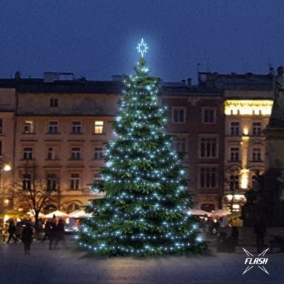 DECOLED, DLED TFS201 LED světelná sada na stromy vysoké 6-8m, ledová bílá s Flash – Hledejceny.cz