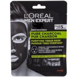L’Oréal Men Expert Pure Charcoal plátýnková maska 30 g – Zboží Mobilmania