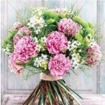 Ubrousek 33x33cm KYTICE – Zboží Dáma