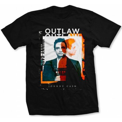 Johnny Cash tričko Outlaw Photo – Zboží Mobilmania
