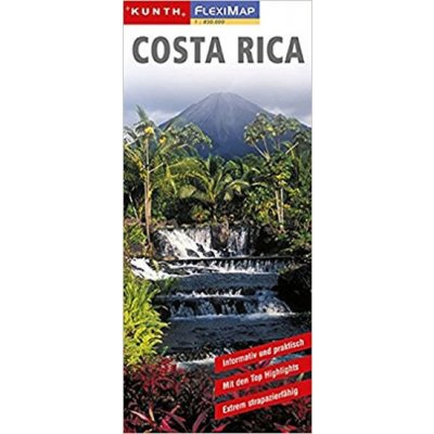 Costa Rica Kostarika mapa-flexi 1:850 000