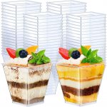 Plastový kelímek na dezerty a monoporce Charme 120 ml, transparentní tyrkys – | ALCAS, 257 7 – Zboží Dáma