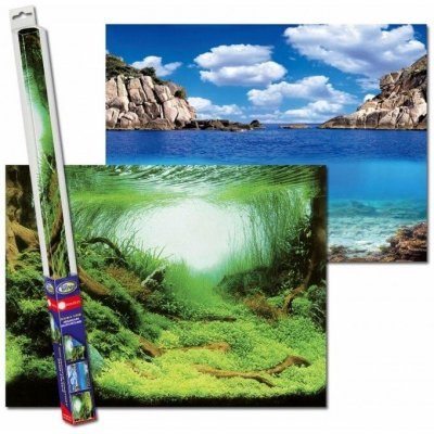 Aqua Nova tapeta rostliny/oceán XL 150 x 60 cm – Zboží Dáma