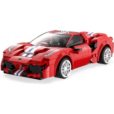 IQ models Programovatelná RC stavebnice sporťáku RED RACE CAR - 306 dílků- RC_309746 RTR 1:10