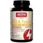 Jarrow Methyl B-12 & Methyl Folate 1000 mcg 400mcg 100 pastilek – Hledejceny.cz