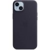 Pouzdro a kryt na mobilní telefon Apple Apple Leather Case s MagSafe pro iPhone 14 Plus - inkoustově fialový MPPC3ZM/A
