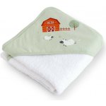 Bonjourbébé dětská osuška s kapucí 100x100cm Funny Farm I. – Sleviste.cz