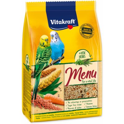 Vitakraft Menu Budgies 1 kg – Zboží Mobilmania