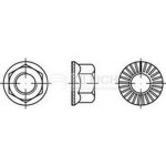 matice M8 ZINEK cl.10 ozubený límec RIPP – Zboží Mobilmania