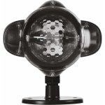 Emos DCPC03 LED dekorativní projektor vločky 4W IP44 bílá rotující světlo černá – Hledejceny.cz