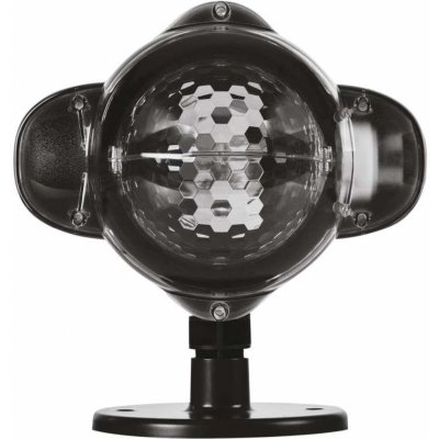 Emos DCPC03 LED dekorativní projektor vločky 4W IP44 bílá rotující světlo černá – Hledejceny.cz