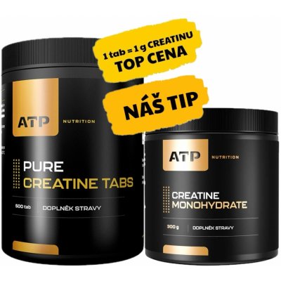 ATP Nutrition Pure Creatine Tabs 500 tablet – Hledejceny.cz