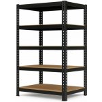 Výprodej-regálů.cz Regál 2160 x 1800 x 500 mm 5 polic černý – Hledejceny.cz