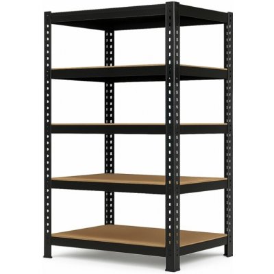 Výprodej-regálů.cz Regál 2160 x 1800 x 500 mm 5 polic černý – Hledejceny.cz